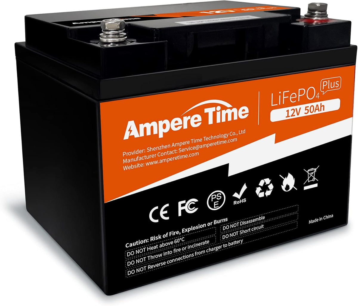 12V 50Ah Lithium LiFePO4 Battery H1801