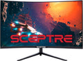 32 inch Curved QHD Gaming Monitor 2560 x 1440 165Hz 1ms HDR400 AMD FreeSync Premium Height Adjustable DisplayPort HDMI Build-in Speakers Black S623210