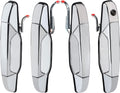 Exterior Chrome Door Handle 4Pcs Front & Rear Driver & Passenger Side J58839