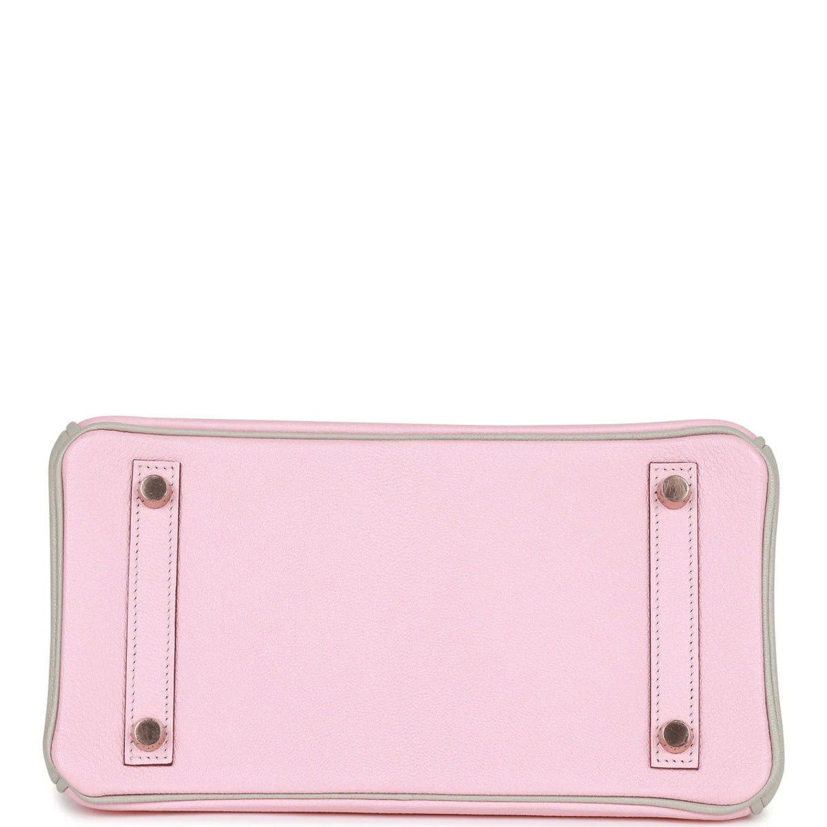 Rose Sakura and Gris Perle Chevre Mysore Handbag Y808