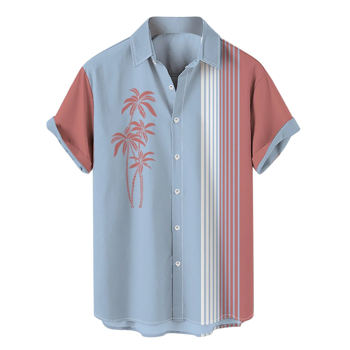 Hawaiian Short Sleeve Button Up Shirts H8014