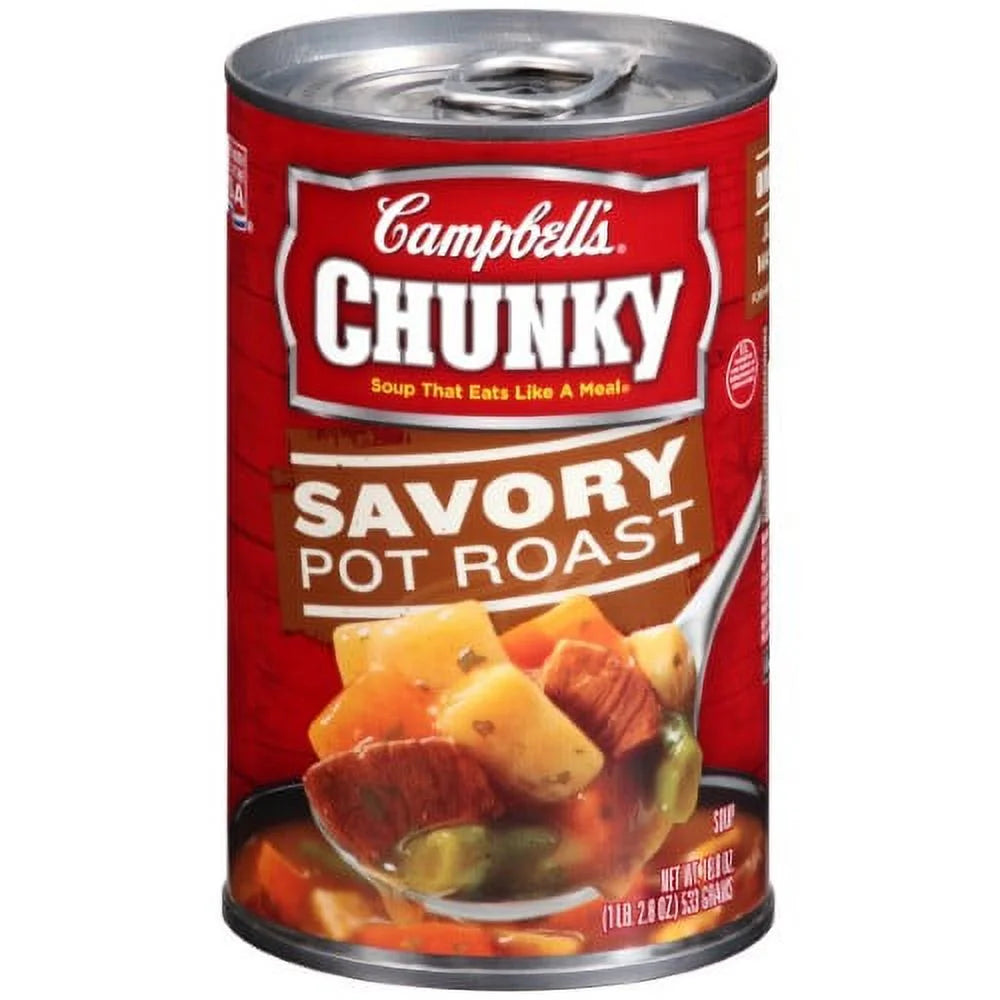 Chunky Savory Pot Roast Soup Pack of 4 I246915