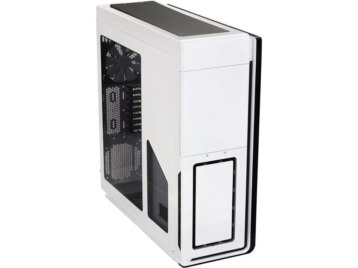 White Aluminum ATX Full Tower Computer Case O94014