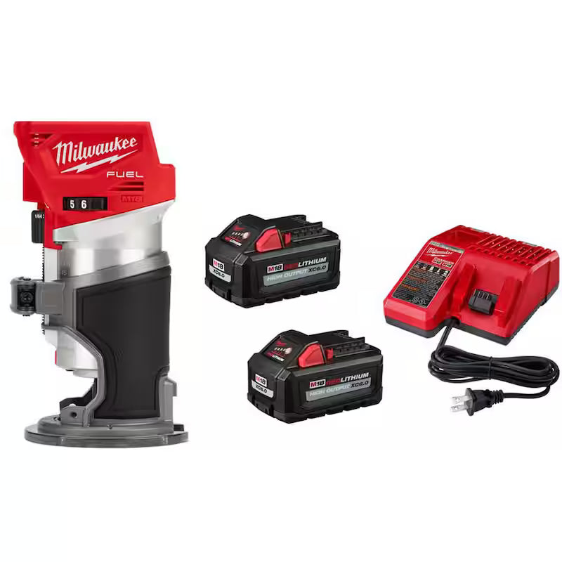 18V Brushless Cordless Compact Router with Battery and Charger T278