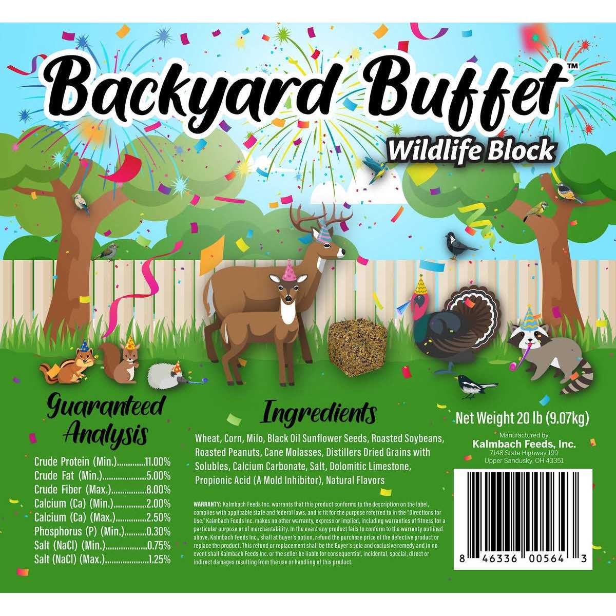 Backyard Buffet Wildlife Treat W6256