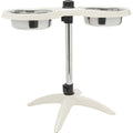 Adjustable Stainless Steel Elevated Dog Bowls X679