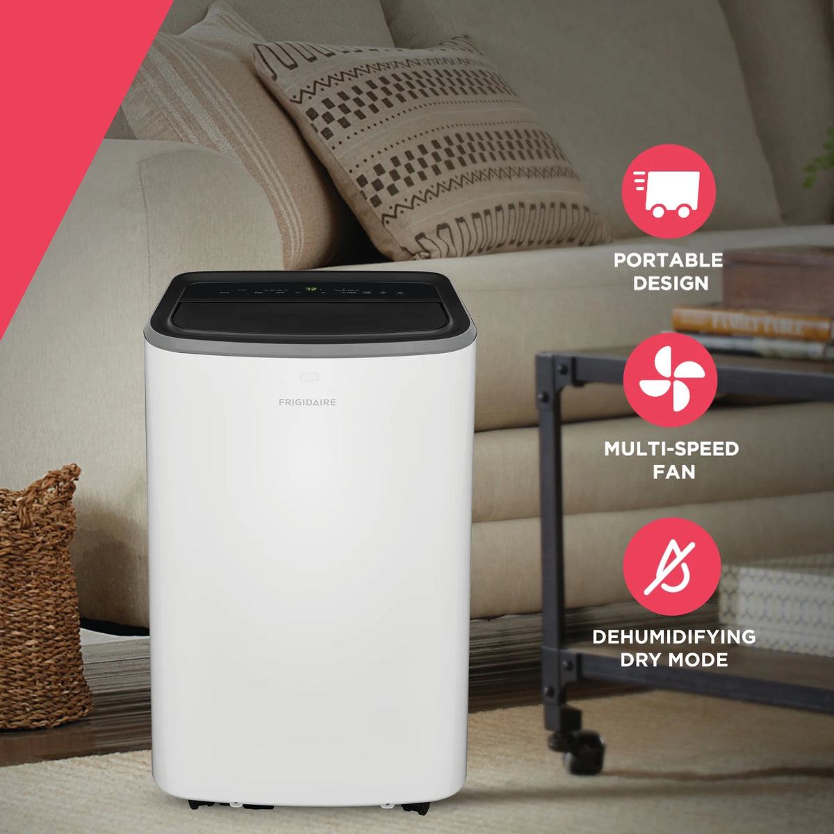 8,000 BTU Portable Air Conditioner with Dehumidifier L68970