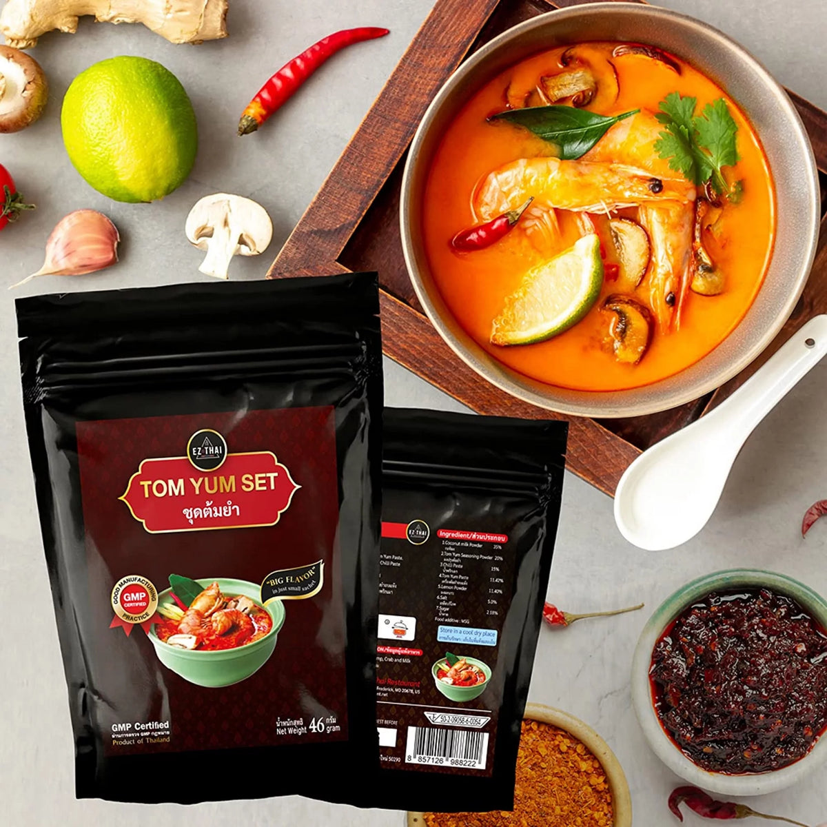 Tom Yum Instant Powder Set 1.62oz K2089