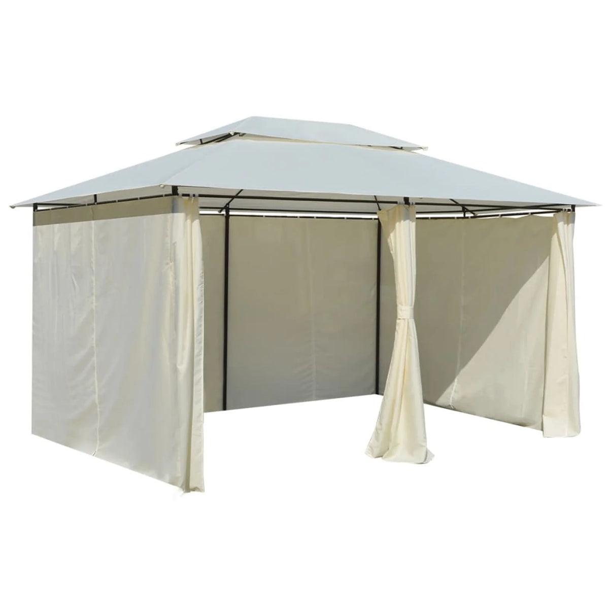 White Garden Marquee with Curtains A228971