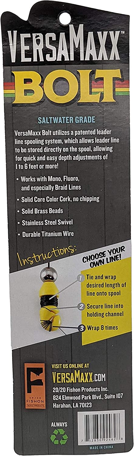 3 Pack Saltwater Popping Cork Rig D25116