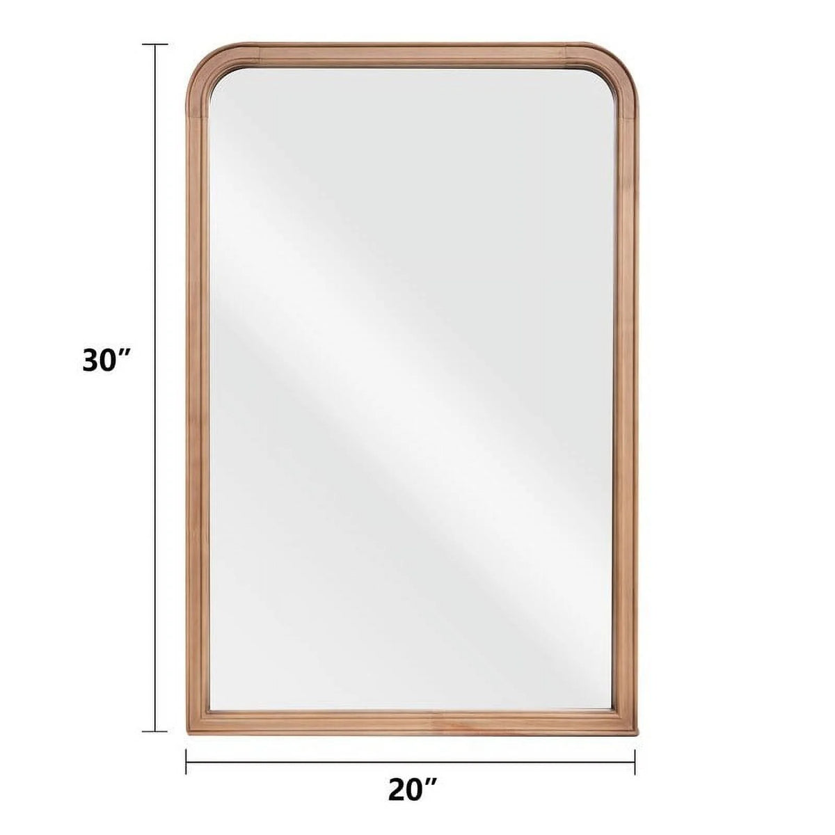 24" x 36" Rounded Rectangle Decorative Wall Mirror N201169
