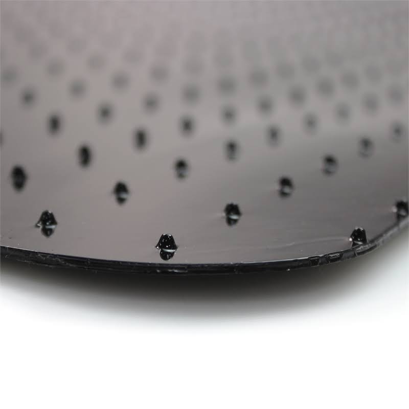 Black Chair Mat with Lip for Low Pile Carpets R26292
