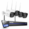 16CH 4K Wireless Security Camera System with 4 X 8MP Outdoor Cameras, 2TB HDD W95715