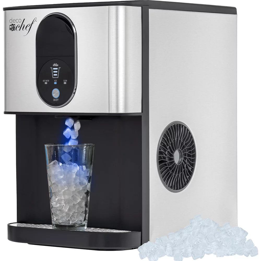 Self Dispensing Nugget Ice Maker Countertop 46LB Per Day O921