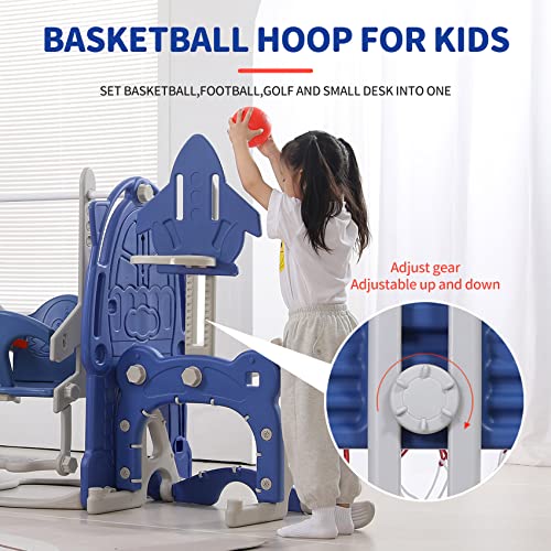 8 in 1 Toddler Slide and Swing Set H8103