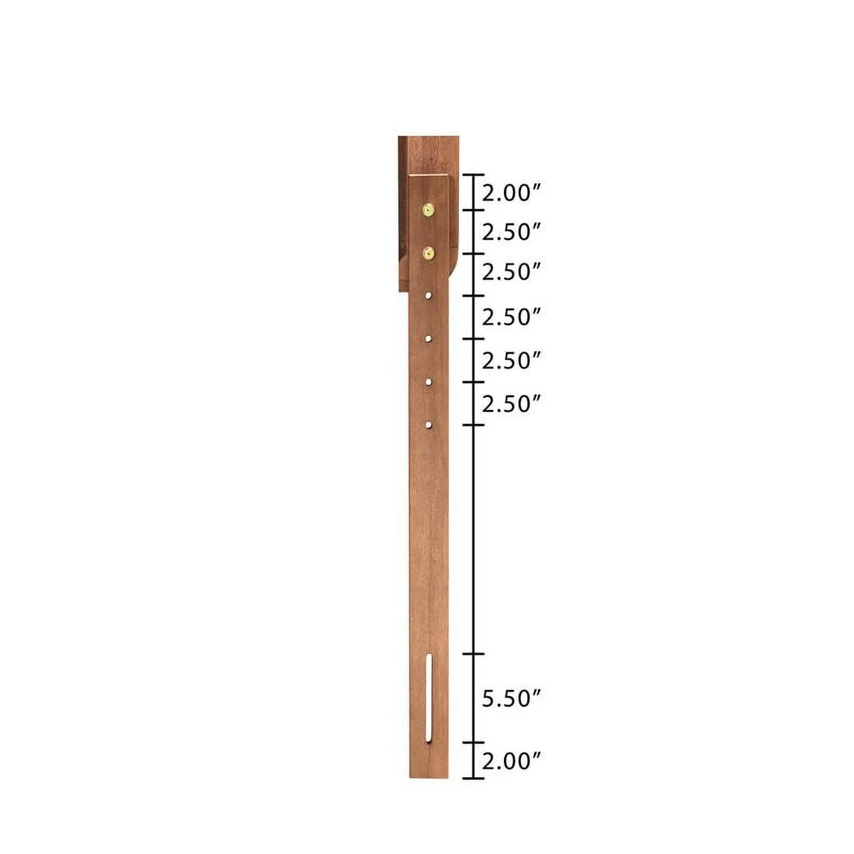 Walnut Finished Wood King Size Headboard N20735