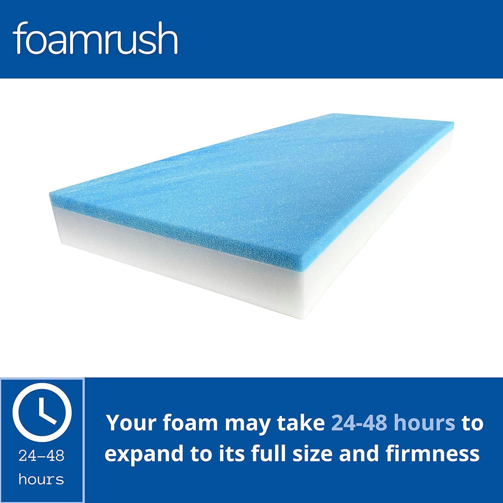 18" x 82" Cool Gel Memory Foam Bench Cushion Replacement M684641