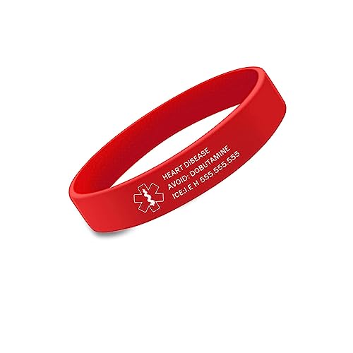 Silicone Emergency ID Bracelet R8802