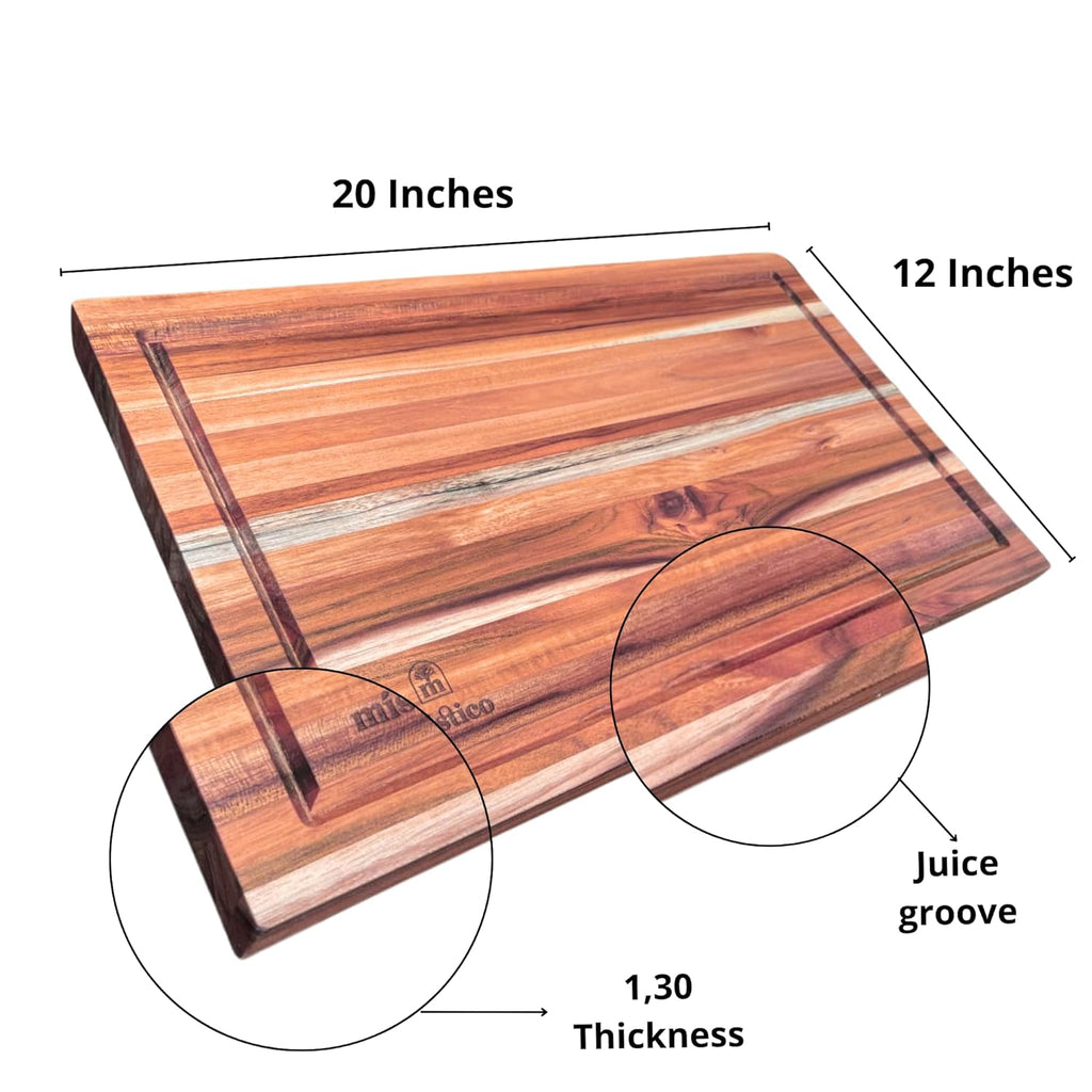 Teak Cutting Board with Juice Groove D37710