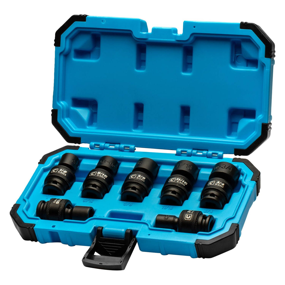 3/8 in. Drive SAE Universal Impact Socket Set (7-Piece) A16313