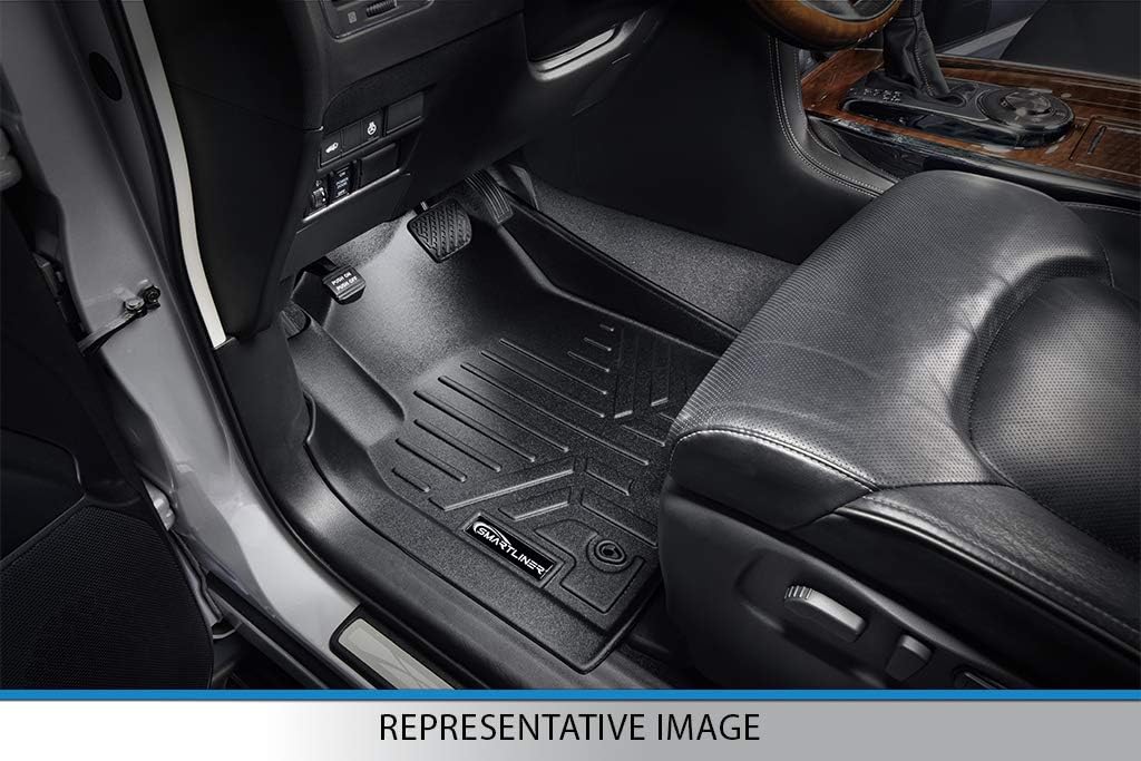 Custom Fit Floor Mats 2 Row Liner Set Black R518