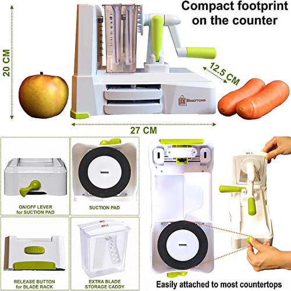 5-Blade Vegetable Spiralizer White Y3269