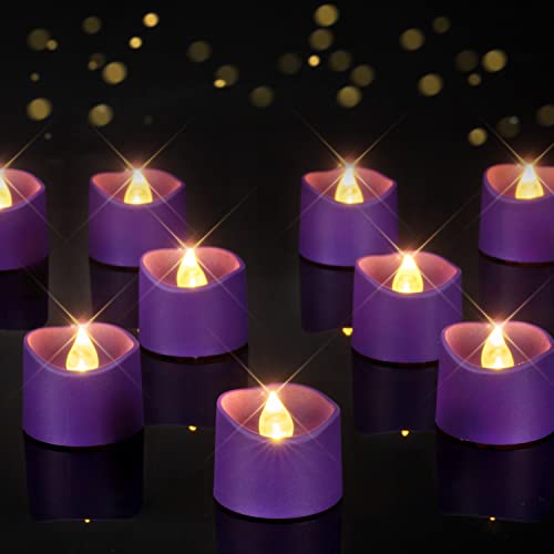 12-Pack Flameless LED Tea Lights Candles Battery Operated O68234