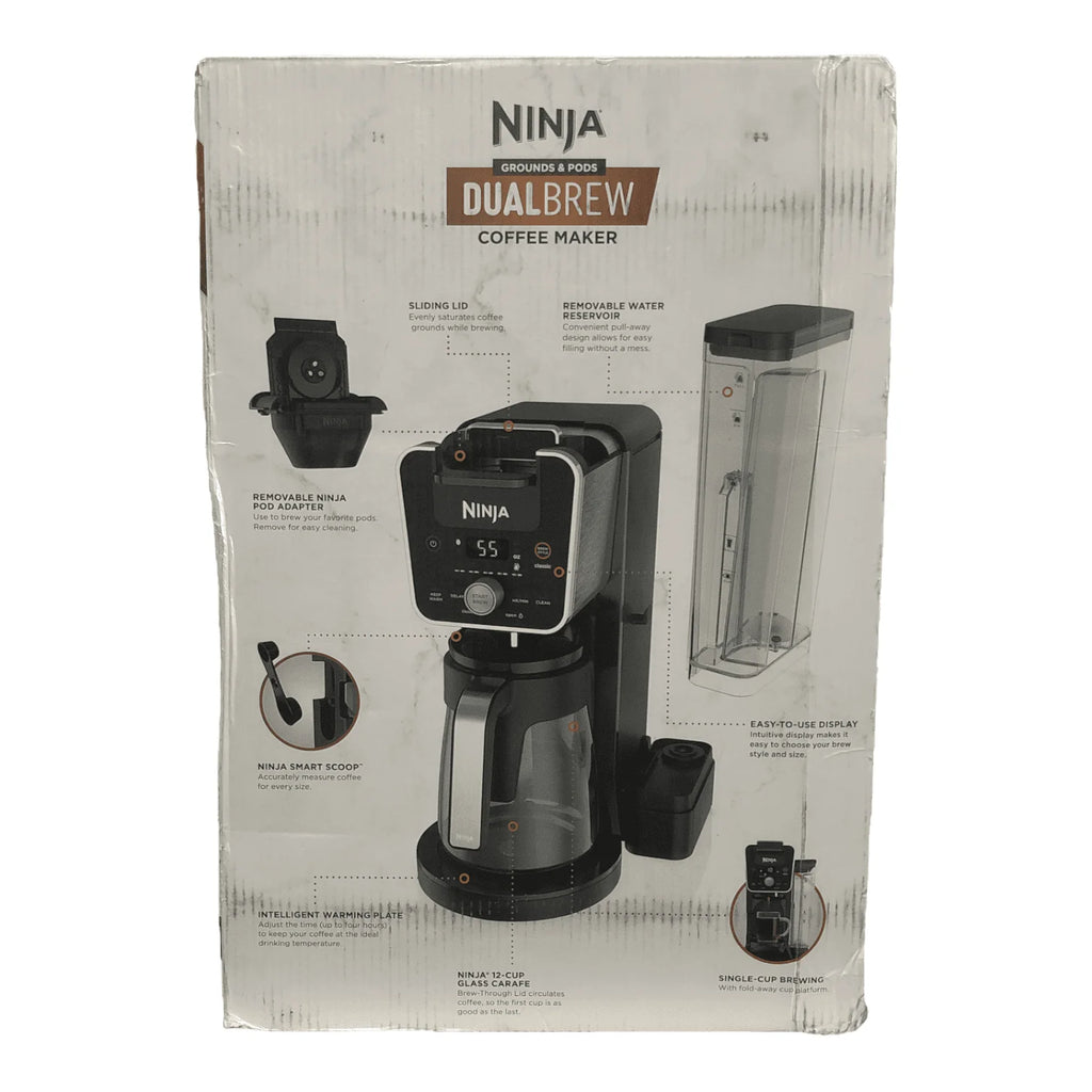 12-Cup Drip Coffee Maker Single-Serve Black H415564