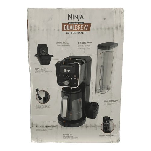 12-Cup Drip Coffee Maker Single-Serve Black H415564