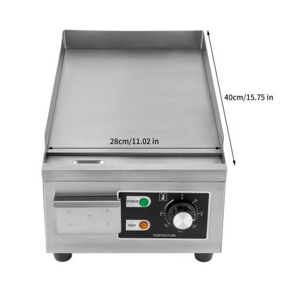 1300W Electric Griddle Flat Top Stainless Steel Q20329