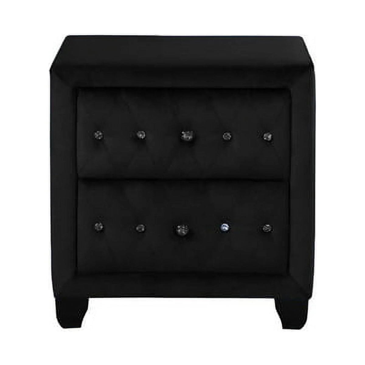 Black 5 Pc Wood Bedroom Set E68036
