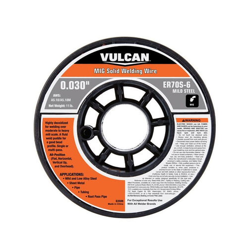 0.030 in. ER70S-6 MIG Solid Welding Wire 11 lb. Roll I374686