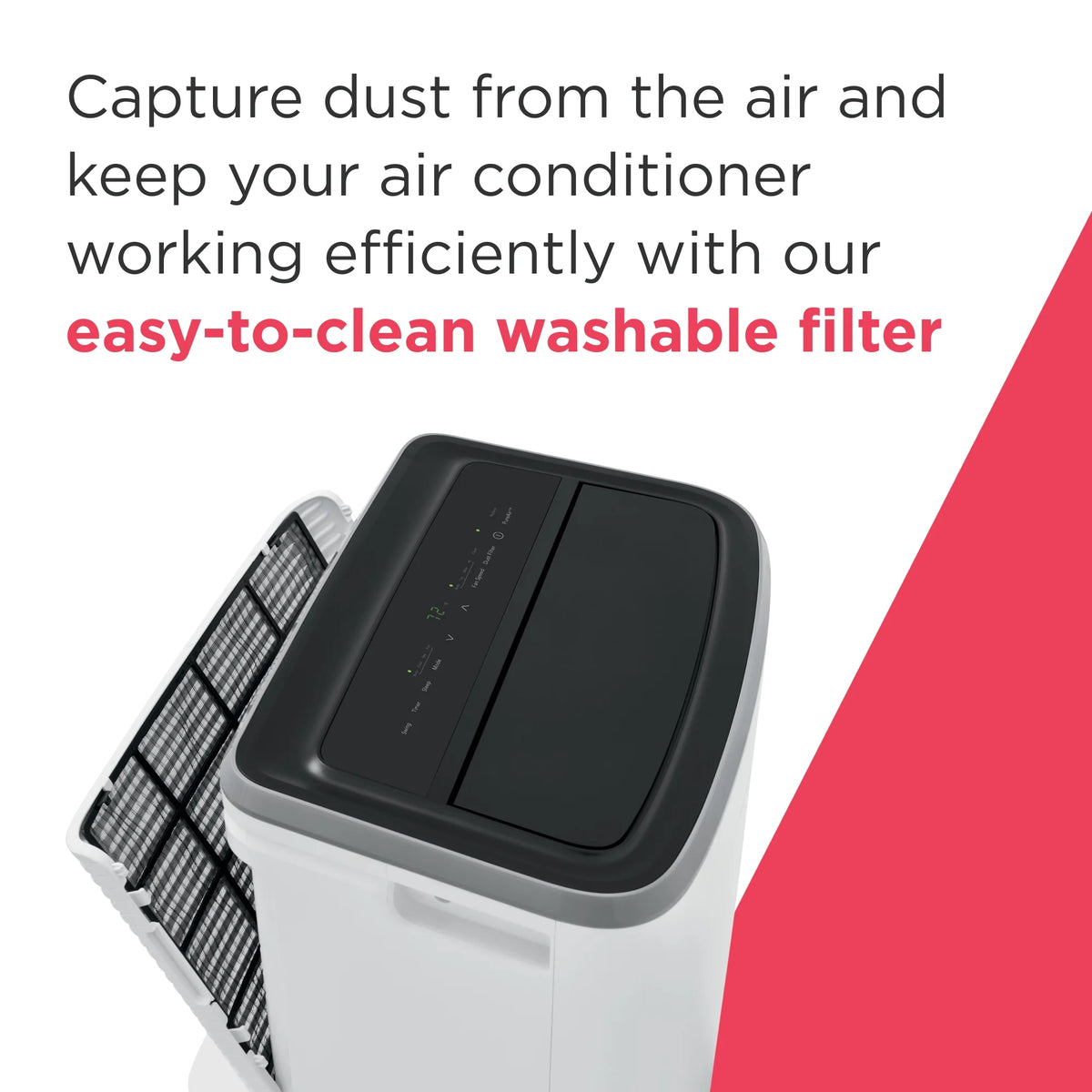 8,000 BTU Portable Air Conditioner with Dehumidifier L68970