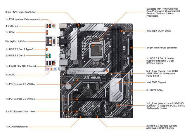 Intel LGA 1200 ATX Motherboard R9055