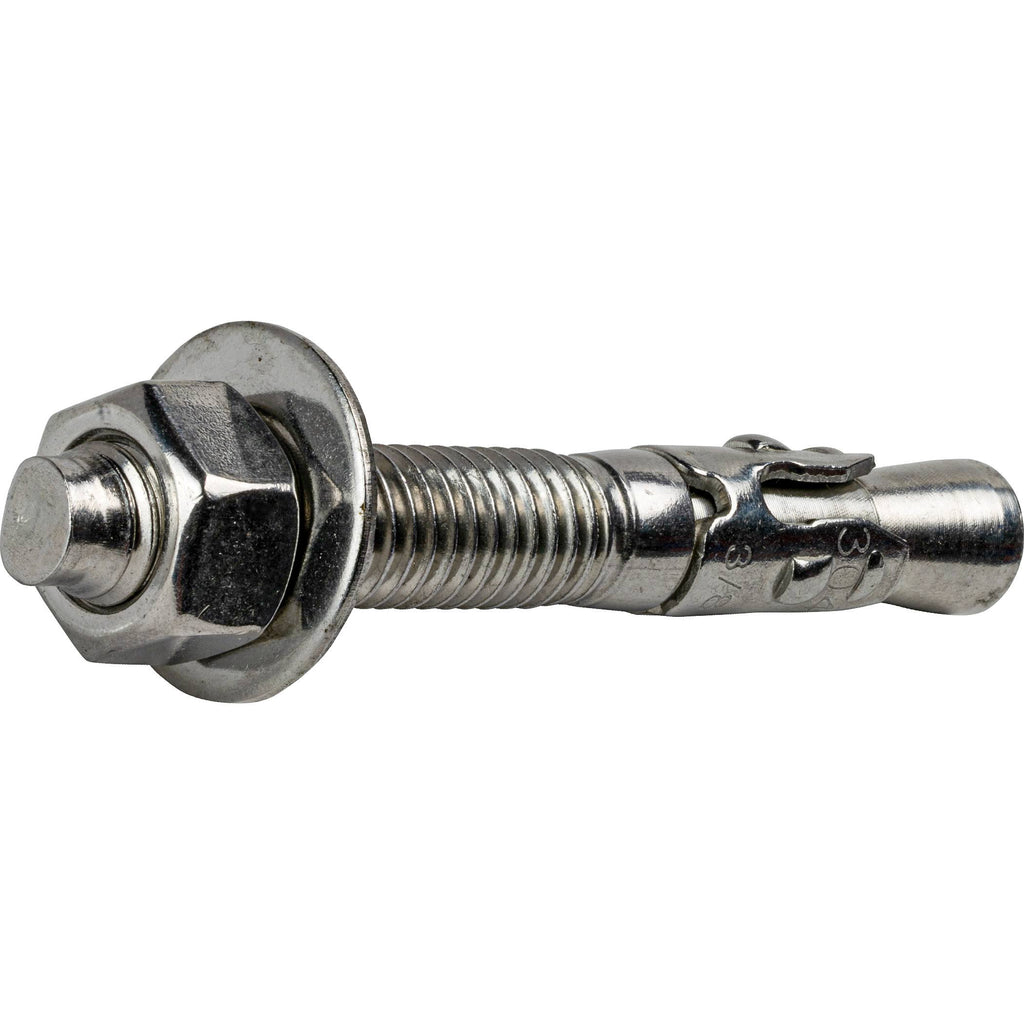 1/2x22 x 3-3/4x22 Stainless Steel 304 Wedge Anchors Qty 50 V20678