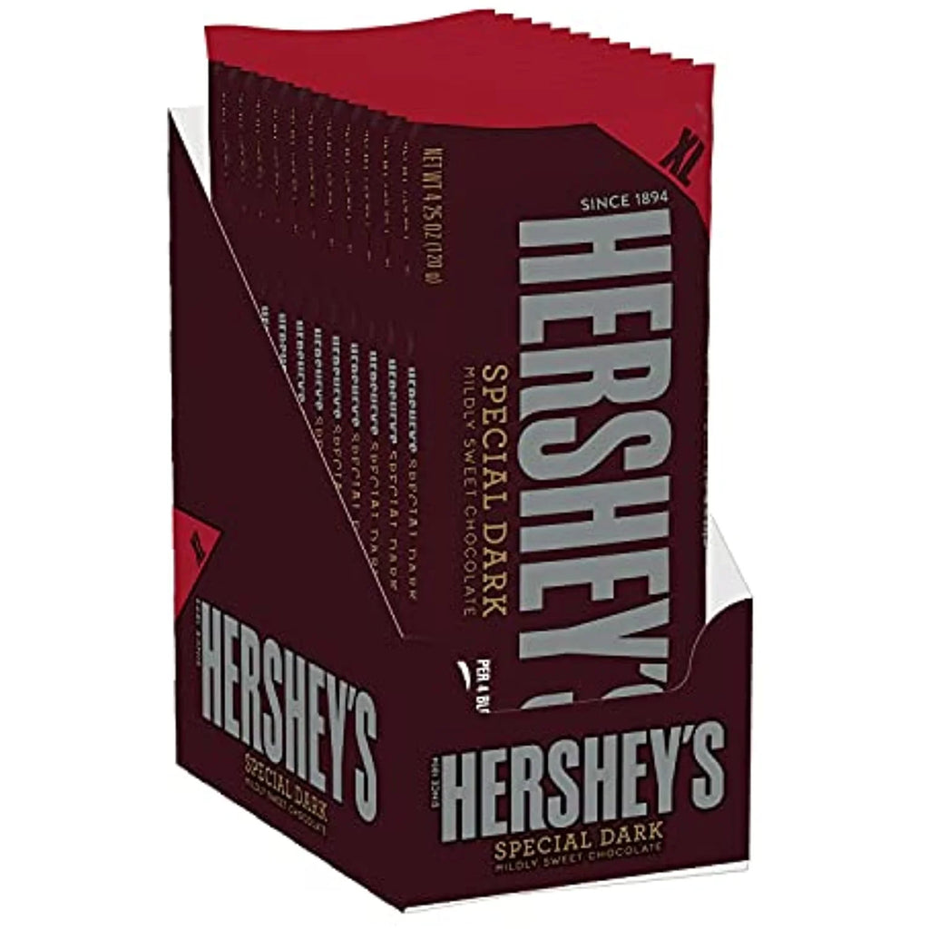 Dark Chocolate Bulk Candy, Individually Wrapped, 4.25 Oz Bars (12 Count) Q3339