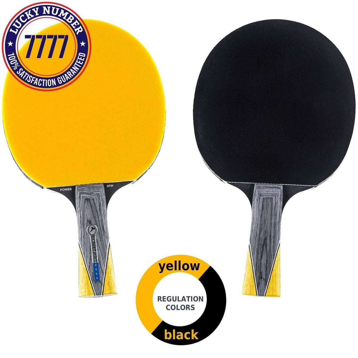 Ping Pong Paddle with Case M9960