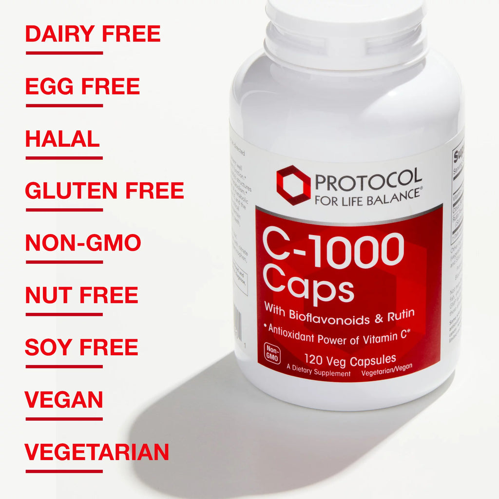 Vitamin C 1,000 mg - 120 Veg Caps S1829