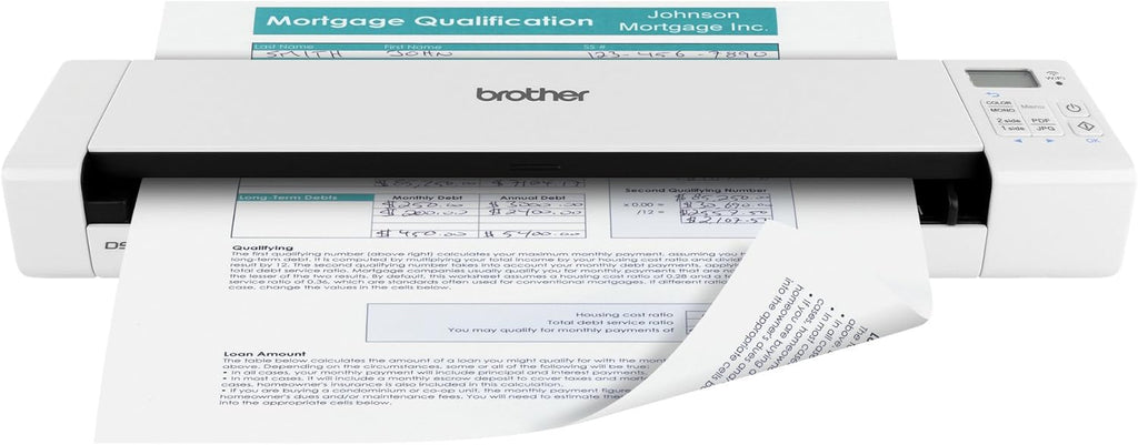 Duplex Wireless Compact Mobile Document Scanner P1827