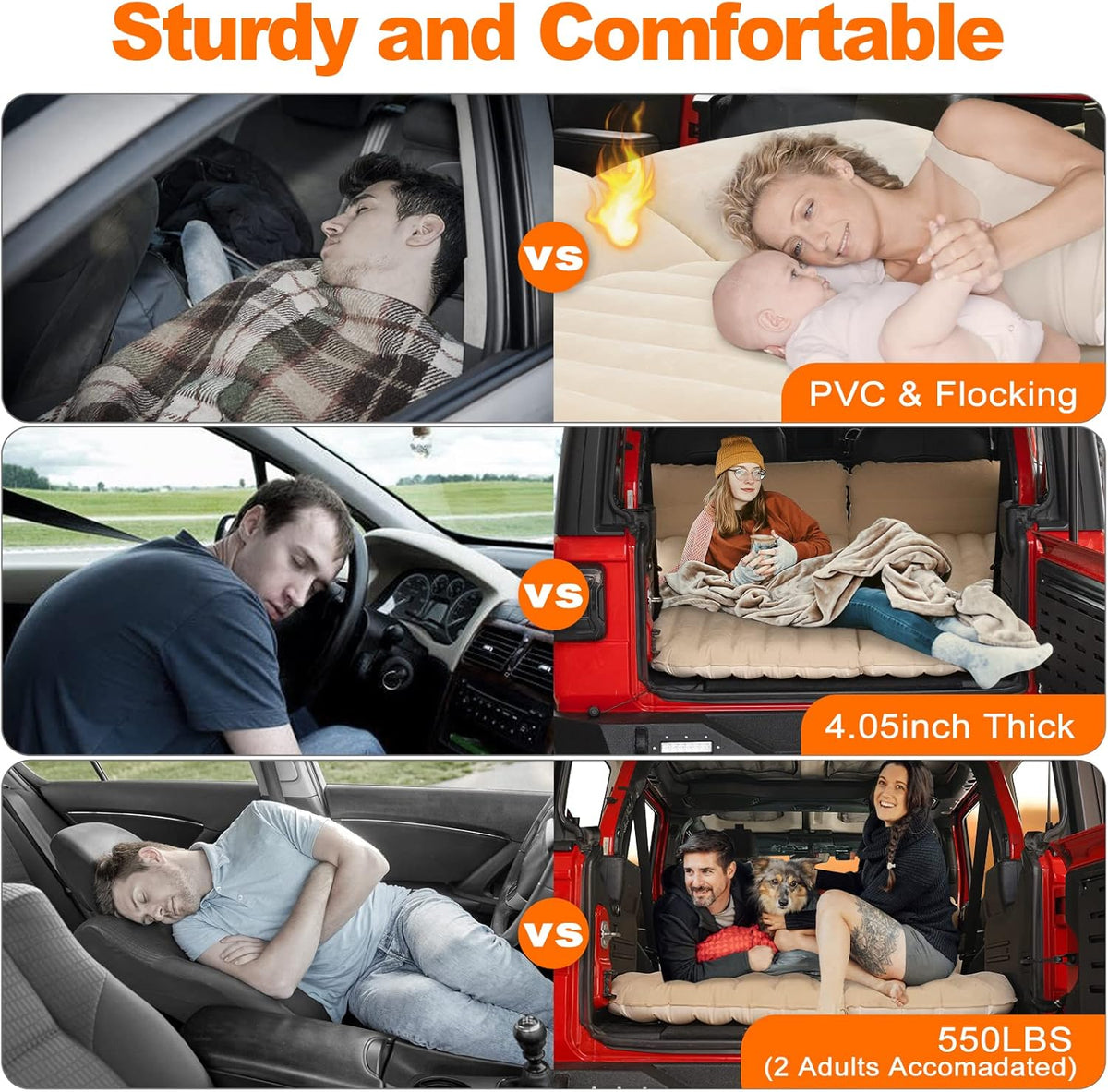 SUV Air Mattress Car Bed Camping Q175989