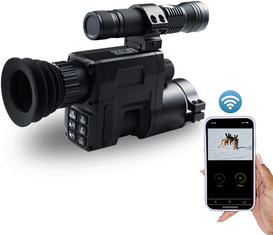 WiFi Digital Night Vision Scope Video Camera 960P 1.3 inch HD Display L94331
