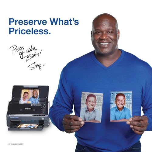 Black Wireless Photo and Document Scanning System F7624