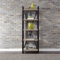 Sandstone Faux Metal Bookcase G1885