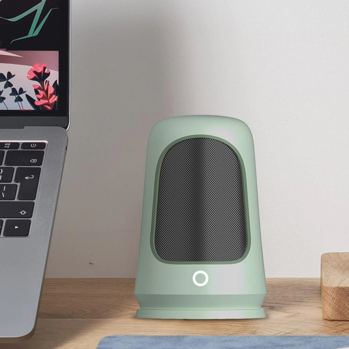 Green Compact Portable Space Heater C89891