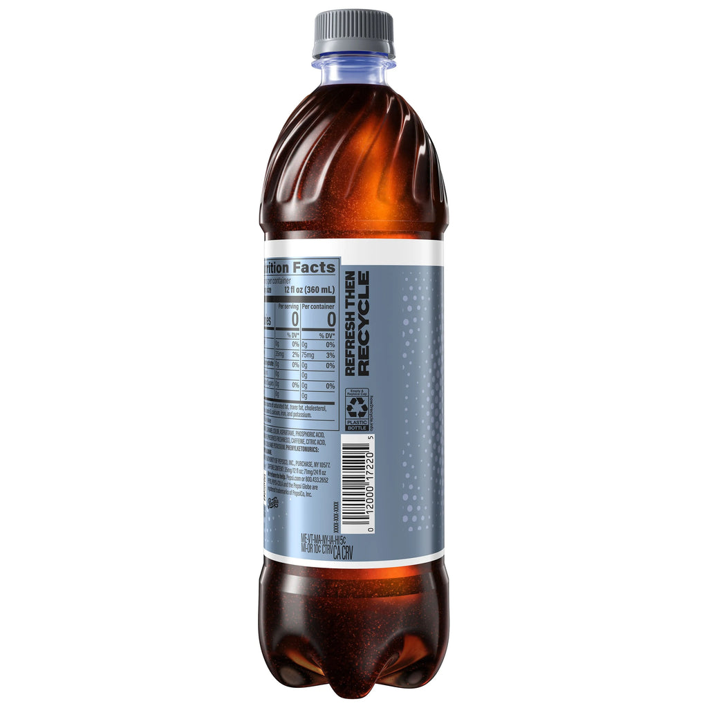 24 fl oz 6 Pack Diet Pepsi Cola Soda Pop G358384