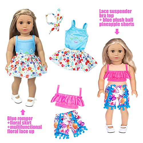 18 Inch Doll Fashion Clothes 10 Sets X602154