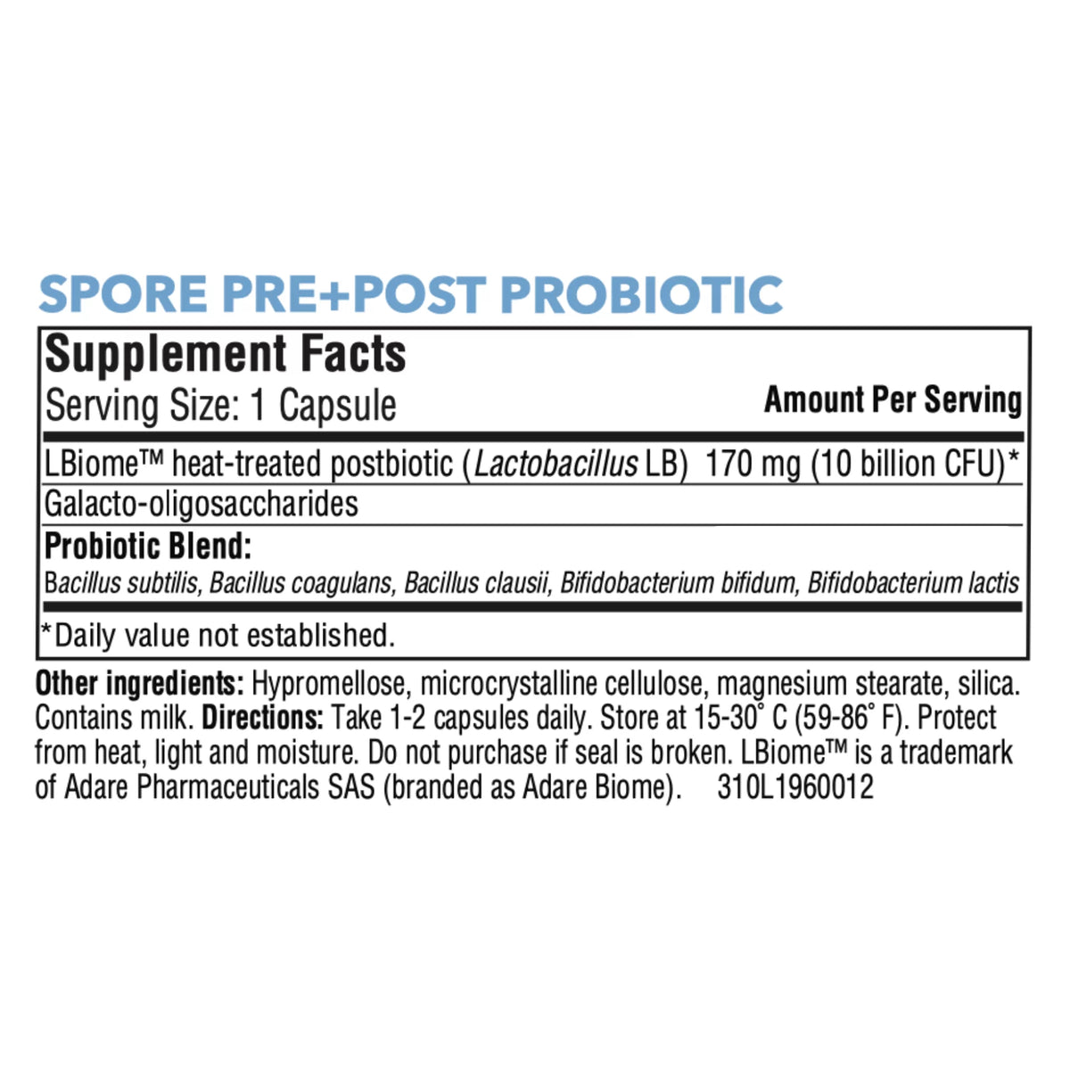 Probiotics Kit for Digestion and Dental Health J2534