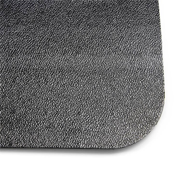 Black Chair Mat with Lip for Low Pile Carpets R26292