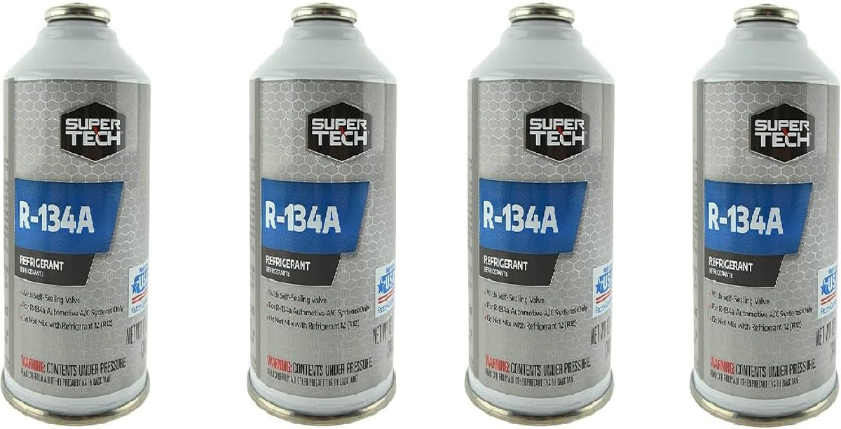 12 oz Self-Sealing Container R-134a Refrigerant 4 Pack L362632