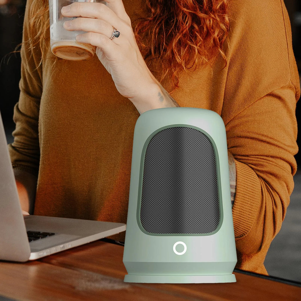 Green Compact Portable Space Heater C89891